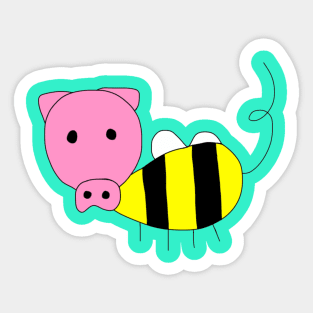 Bumblepig Sticker